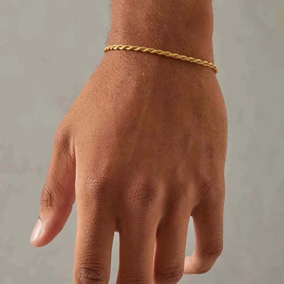 GOBRET. | 3MM Rope Armband (Goud)