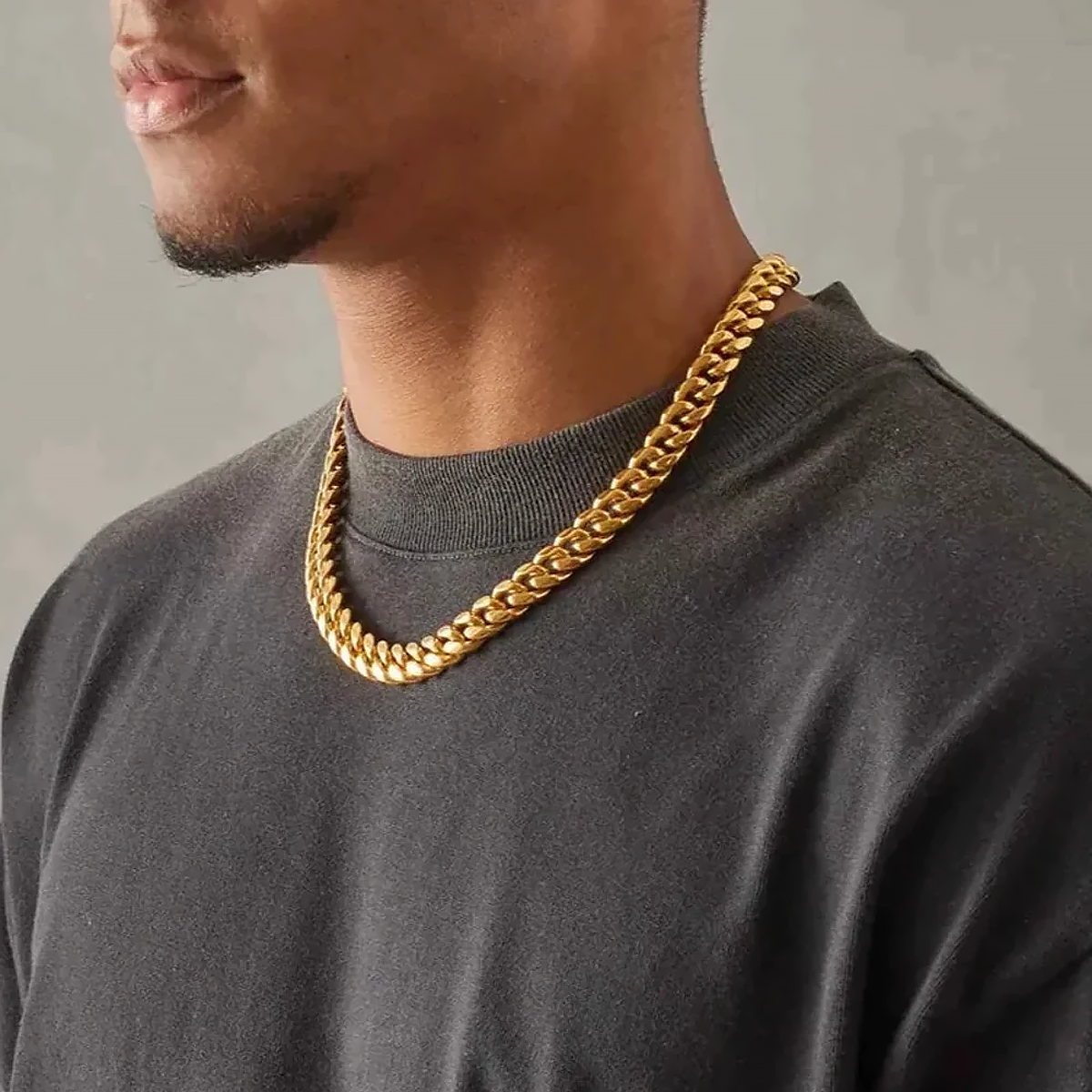 GOLEM. | 12MM Gouden Cuban Link Ketting 18K