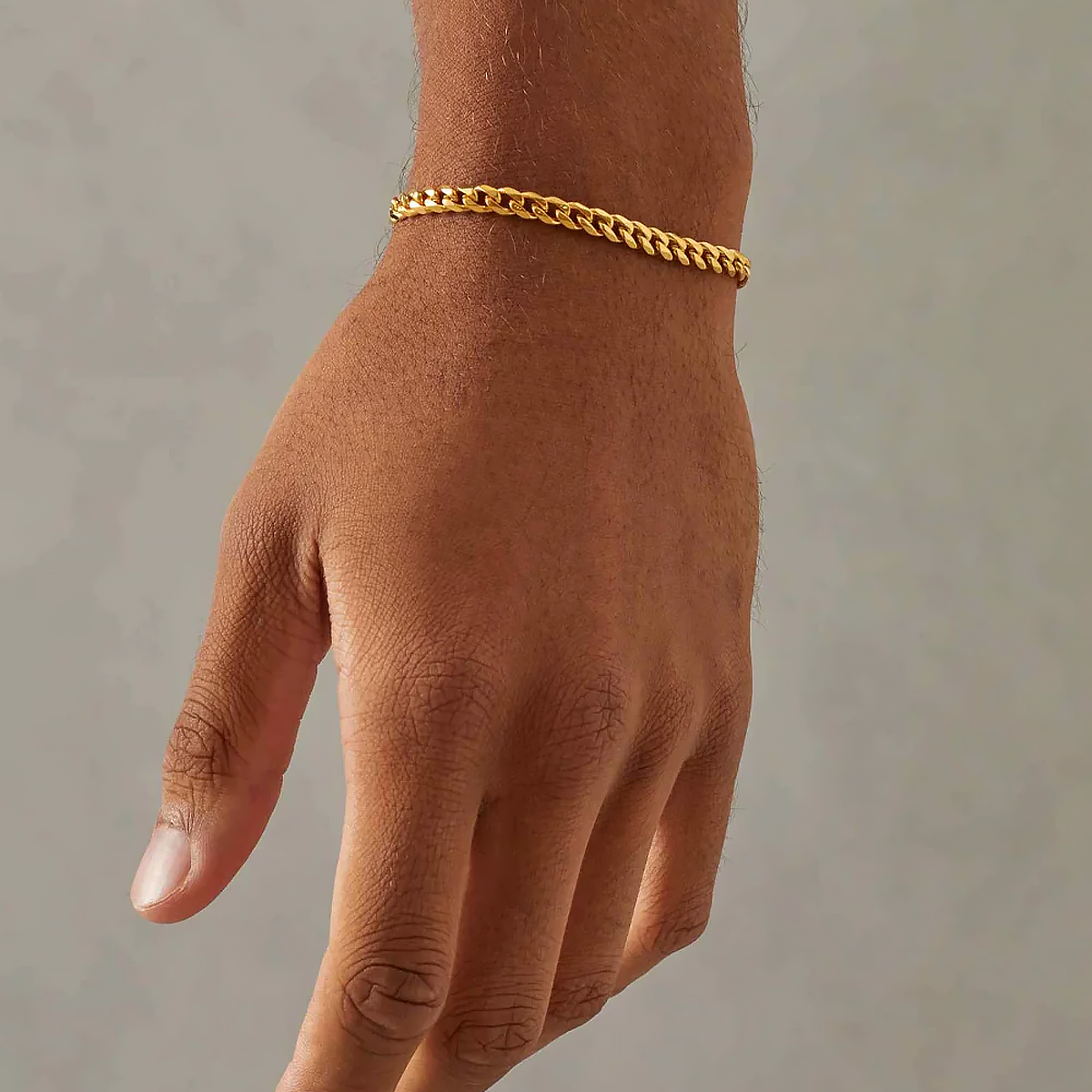 GRIBOX. | 6MM Gouden Cuban Link Armband 18K