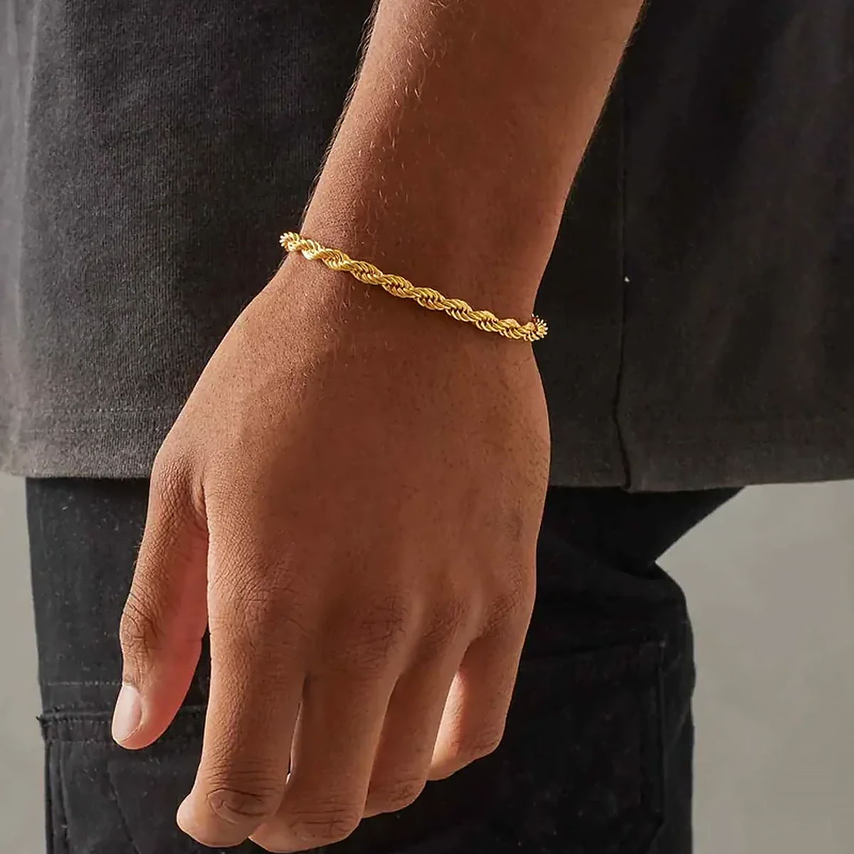 GYBRO. | 5MM Rope Armband (Goud)