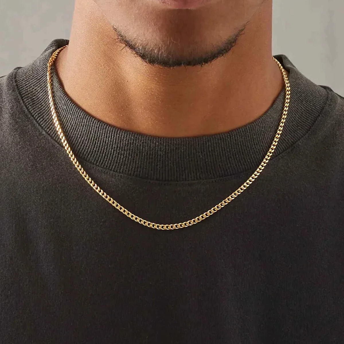 GYLAN. | 3MM Cuban Link Ketting (Goud)