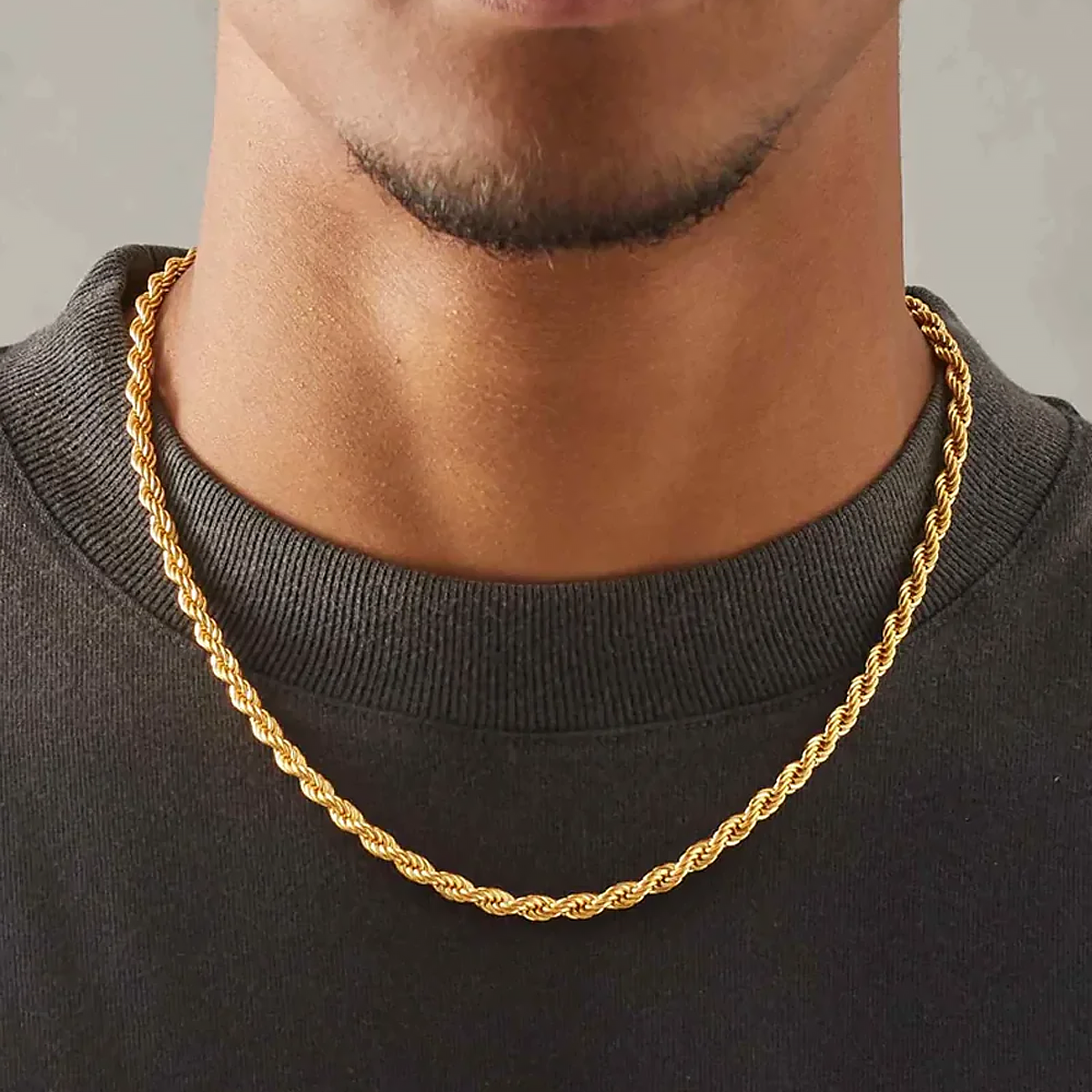 GYRO. | 5MM Rope Ketting (Goud)