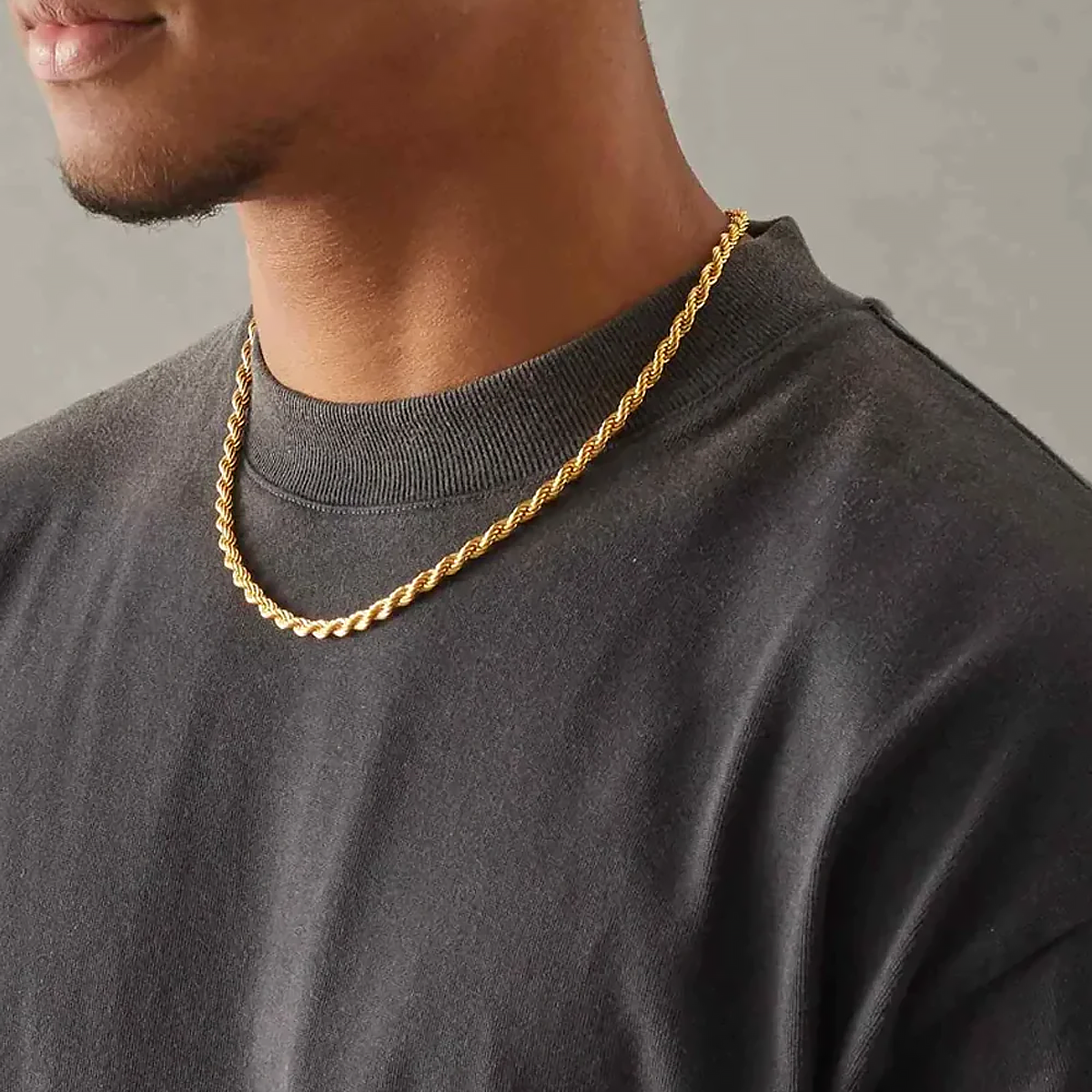 GYRO. | 5MM Rope Ketting (Goud)