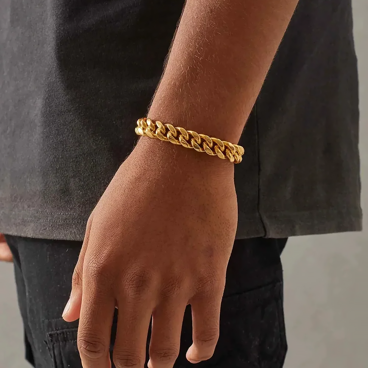 GYTHOS. | 12MM Gouden Cuban Link Armband 18K