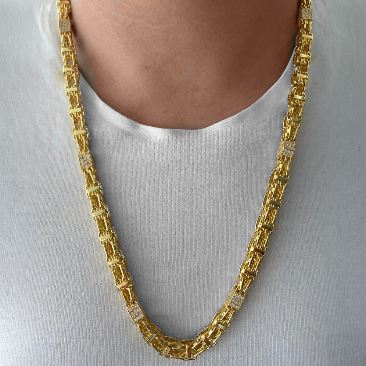 MAGNUM. | Gouden Koning / Magnum Ketting met Diamanten 18K