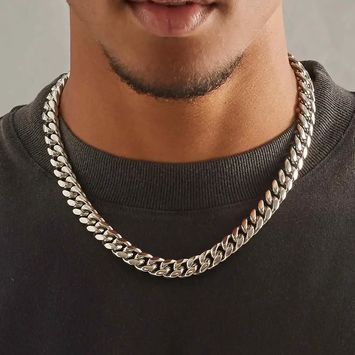 SOLEM. | 12MM Zilveren Cuban Link Ketting